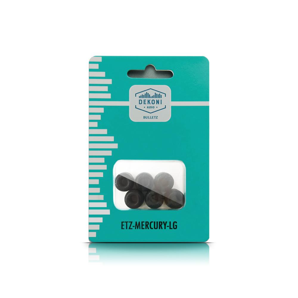 Dekoni Audio/BULLETZ MERCURY 4.9MM(Lサイズ3ペア)【ネコポス発送】