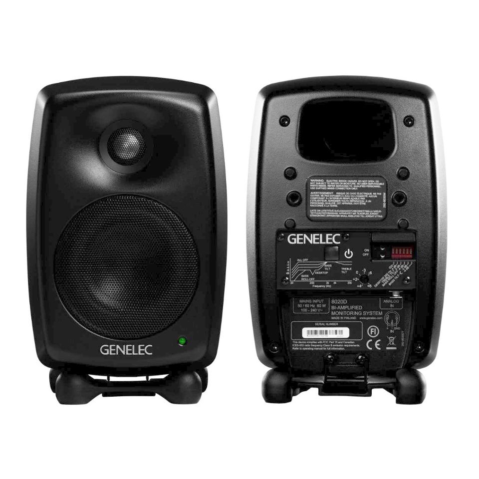 GENELEC/8020DMM ブラック(Pair)【2本セット】【期間限定特価キャンペーン】
