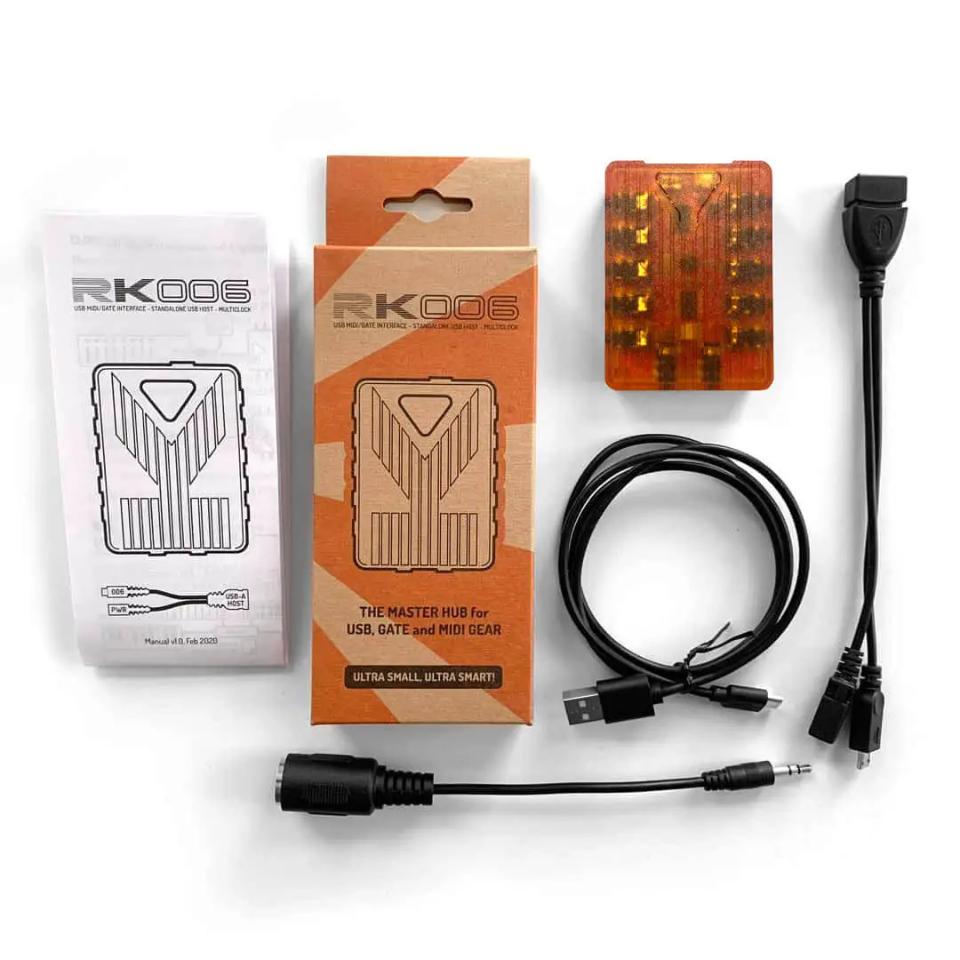 Retrokits/RK006 Portable USB MIDI/Gate Hub Orange【箱ダメージ特価】【WTG】【在庫あり】【2511W1】