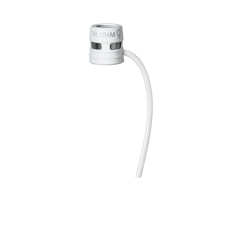 SHURE/WL184M ホワイト 小型ラベリアマイクロホン【超単一指向性/TA4Fコネクター】【WL184MW/S-TQG】【お取り寄せ商品】【ご予約受付中】