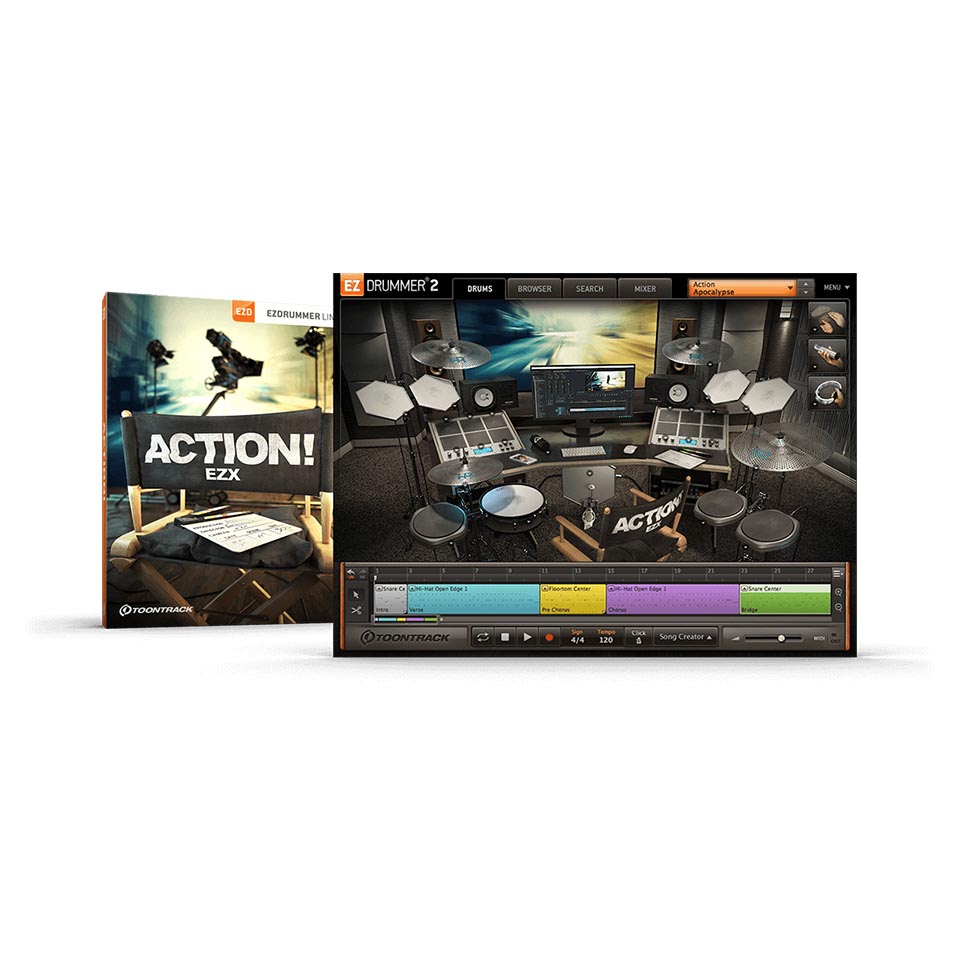 TOONTRACK/EZX - ACTION!【オンライン納品】【在庫あり】