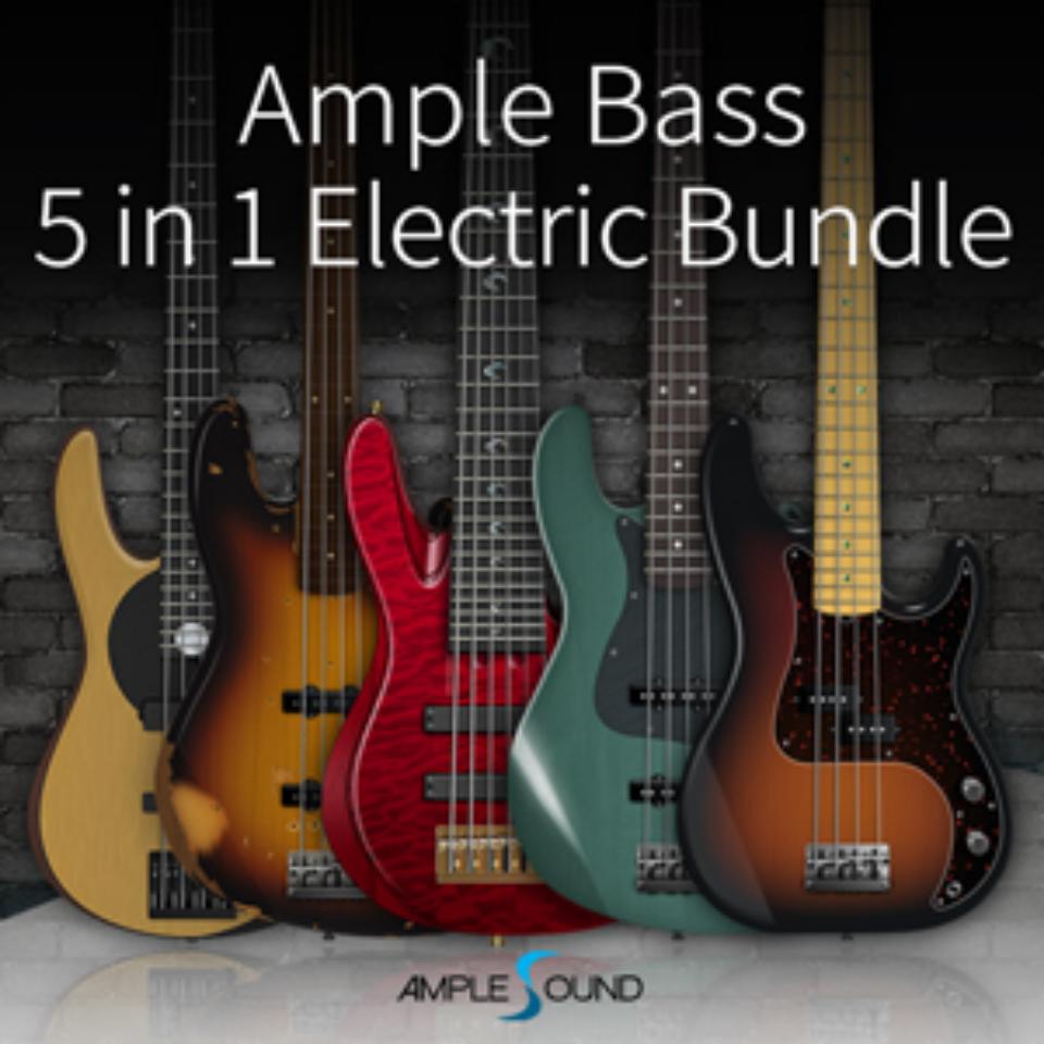 AMPLE SOUND/AMPLE BASS 5 in 1 ELECTRIC BUNDLE【～05/12 期間限定特価キャンペーン】【オンライン納品】【在庫あり】