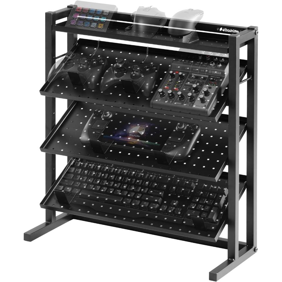 Bauhutte/卓上ディスプレイラック BHS-DR520-BK【入荷待ち】【次回予定納期：未定】