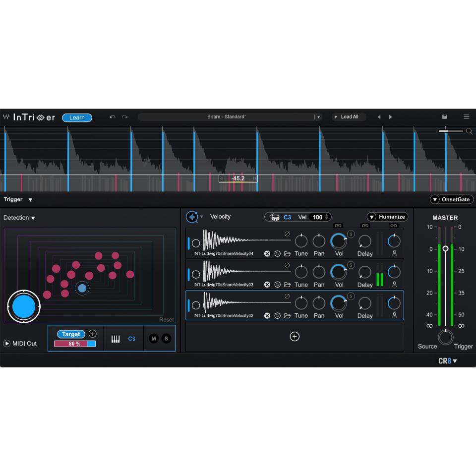 Waves/InTrigger Drum Replacer【オンライン納品】