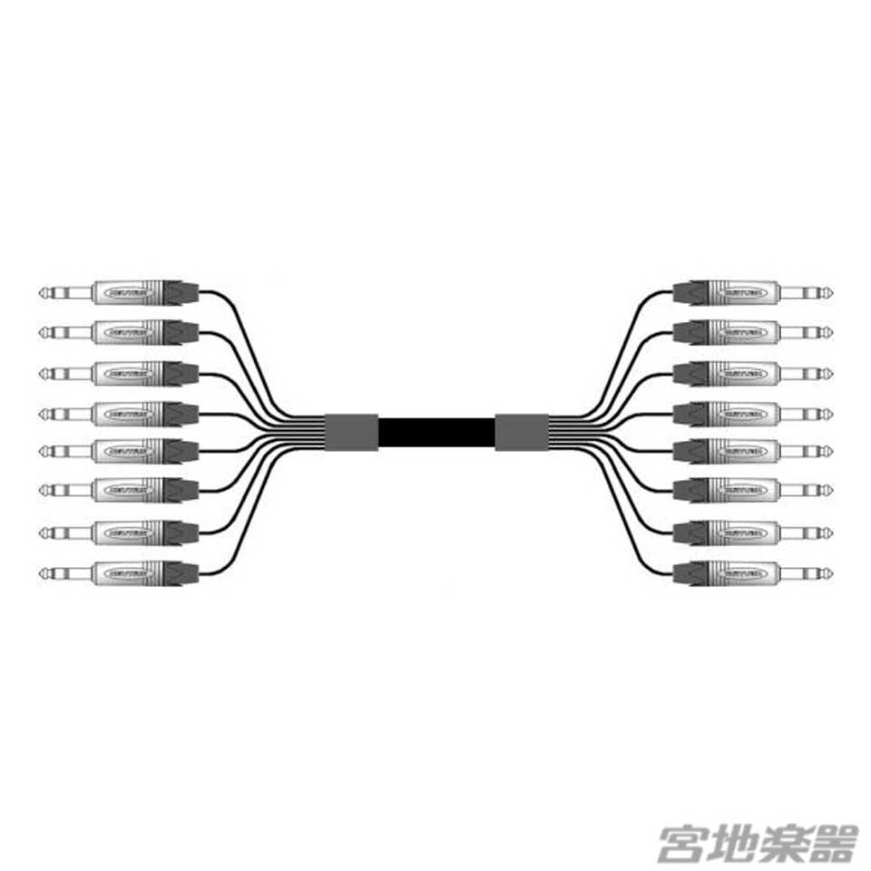 Belden/8ch TRS-TRS(NEUTRIK)　変換ケーブル　4m　マルチチャンネルケーブル【受注生産品】