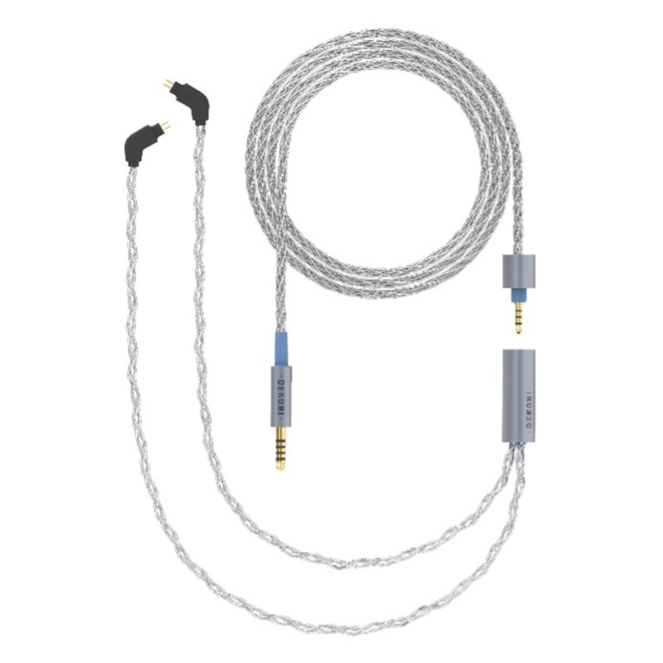 DEKONI AUDIO/Ensemble Cables HP-Split 3.5mm シルバー（長さ160cm）【CBZ-HP-64-TW-MINI】