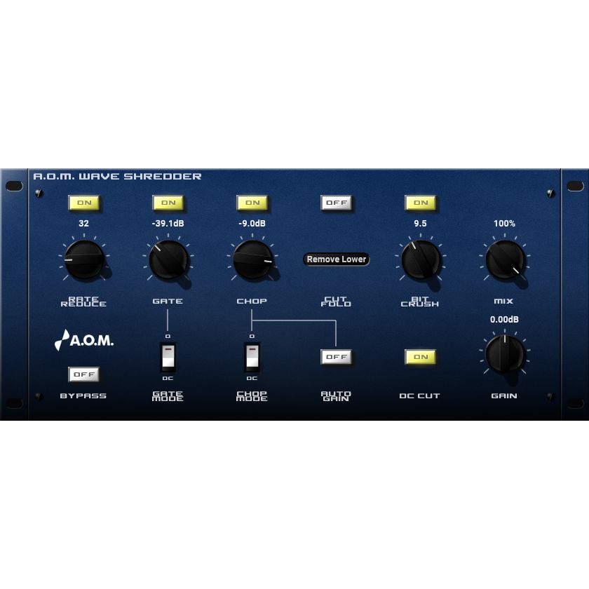 A.O.M.Plugin/Wave Shredder【オンライン納品】