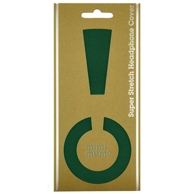 mimimamo/スーパーストレッチヘッドホンカバー L (グリーン)【ネコポス発送】