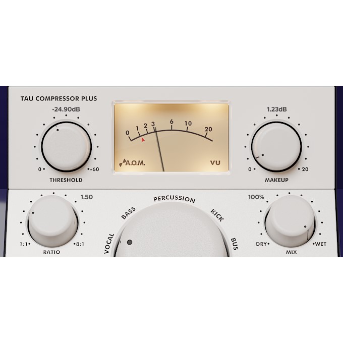 A.O.M.Plugin/Tau Compressor Plus【オンライン納品】