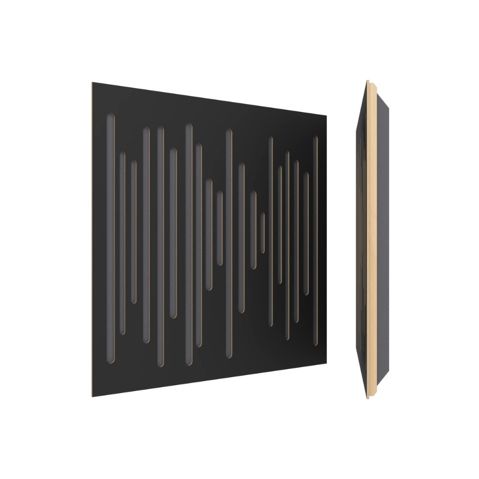 Vicoustic/Wavewood Ultra Lite Black Matte (4枚)【お取り寄せ商品】