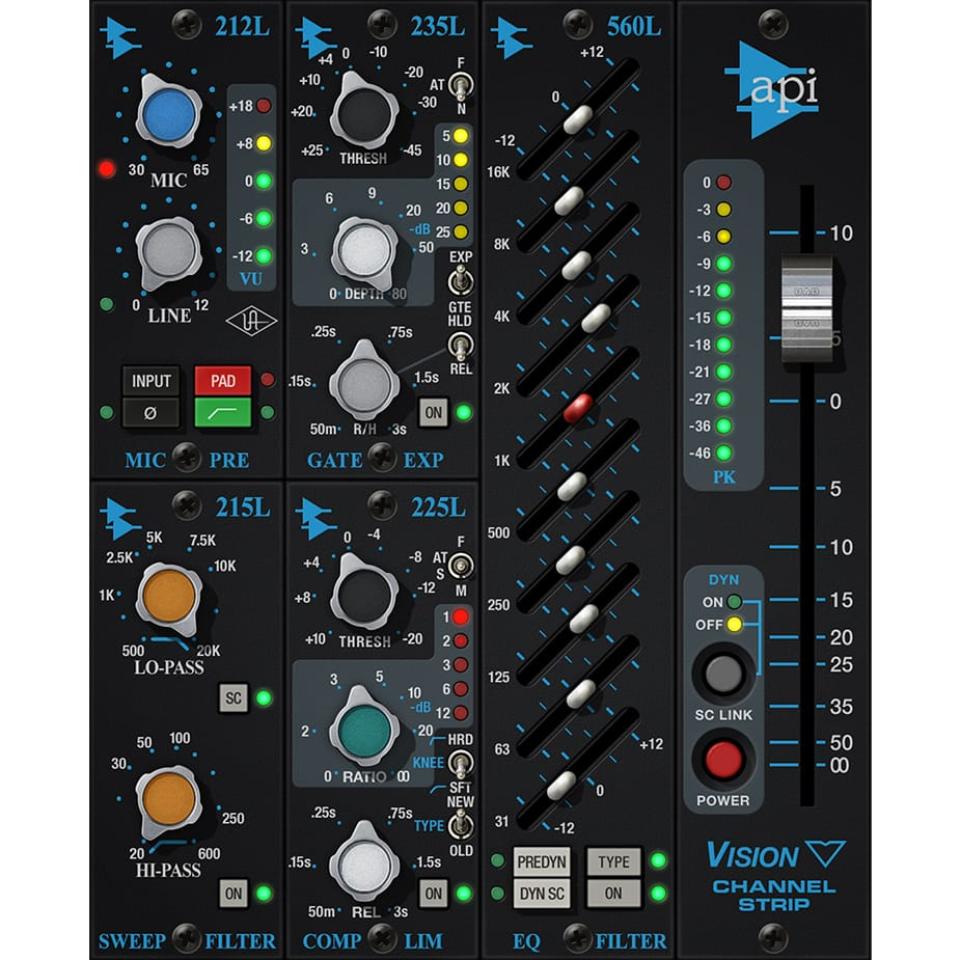 UNIVERSAL AUDIO/API Vision Channel Strip Collection【オンライン納品】【在庫あり】