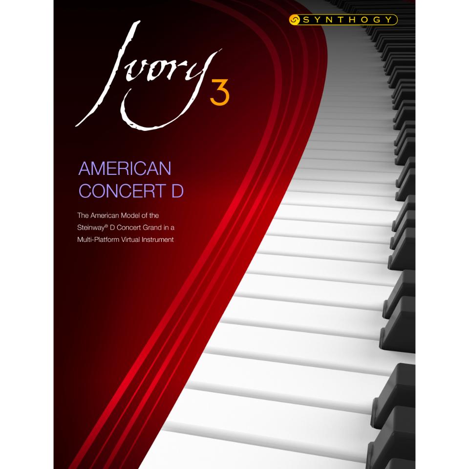 Synthogy/Ivory 3 American Concert D ダウンロード版【～05/31 期間限定特価キャンペーン】【オンライン納品】【在庫あり】