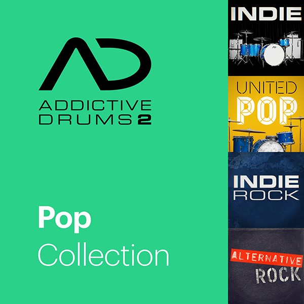 xln audio/Addictive Drums 2: Pop Collection【オンライン納品】