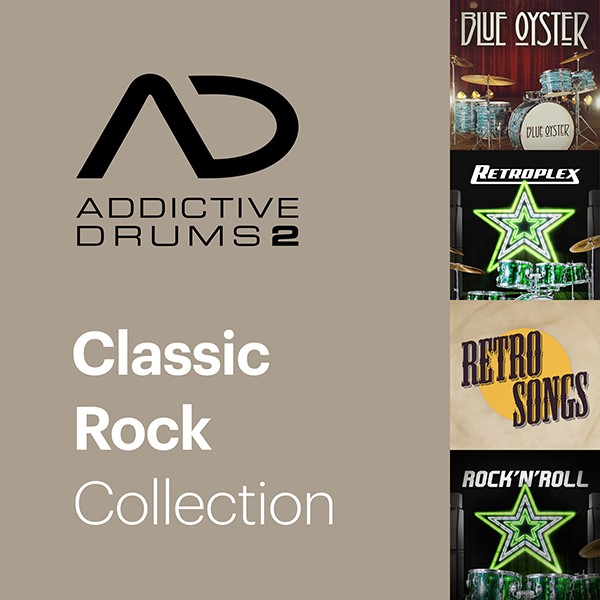 xln audio/Addictive Drums 2: Classic Rock Collection【オンライン納品】