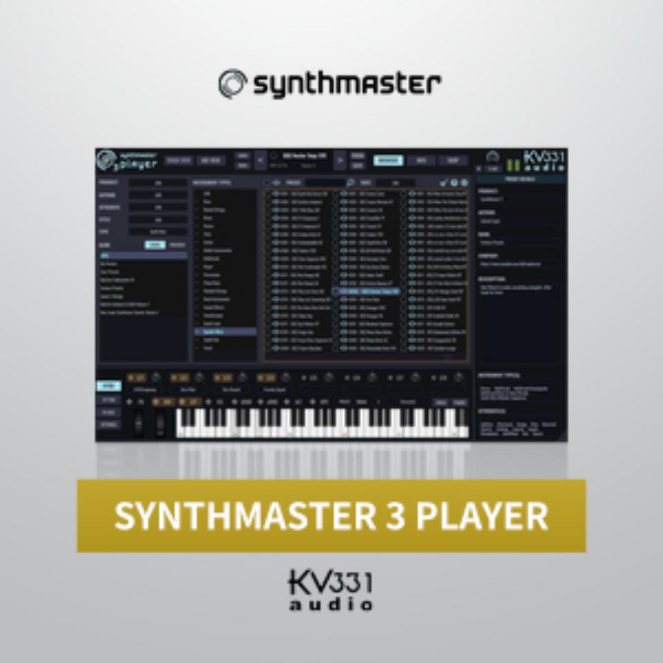 KV331/SYNTHMASTER 3 PLAYER【～05/01 期間限定特価キャンペーン】【オンライン納品】【在庫あり】