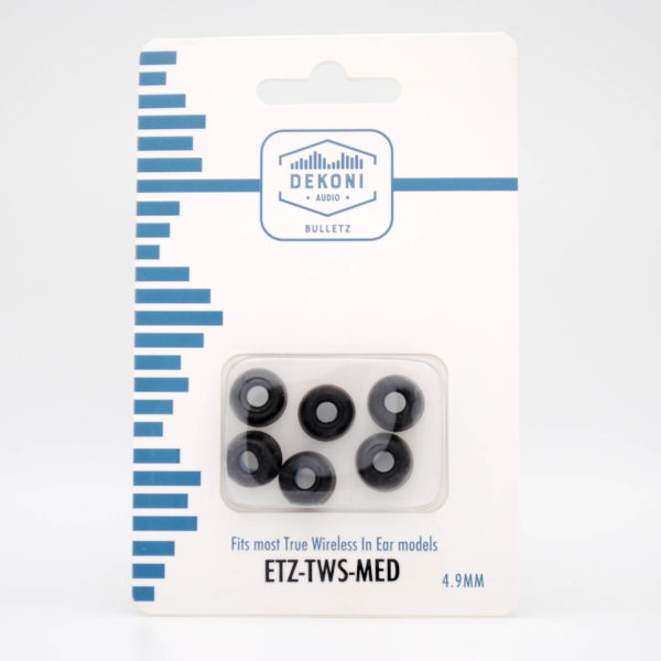 Dekoni Audio/BULLETZ-TWS Mサイズ 3ペア【ETZ-TWS-MED】【完全ワイヤレス用イヤーチップ】【ネコポス発送】