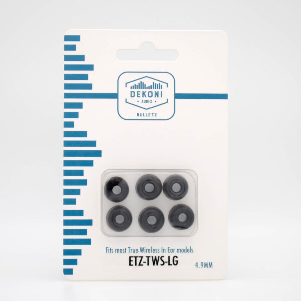 Dekoni Audio/BULLETZ-TWS Lサイズ 3ペア【ETZ-TWS-LG】【完全ワイヤレス用イヤーチップ】【ネコポス発送】