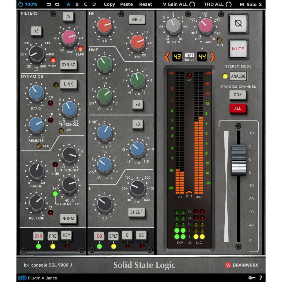 Plugin Alliance/Brainworx bx_console SSL 9000 J【～05/31 期間限定特価キャンペーン】【オンライン納品】【在庫あり】