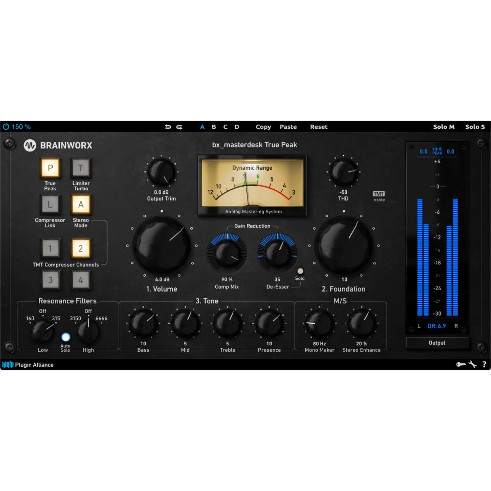 Plugin Alliance/Brainworx bx_masterdesk True Peak【～05/31 期間限定特価キャンペーン】【オンライン納品】【在庫あり】
