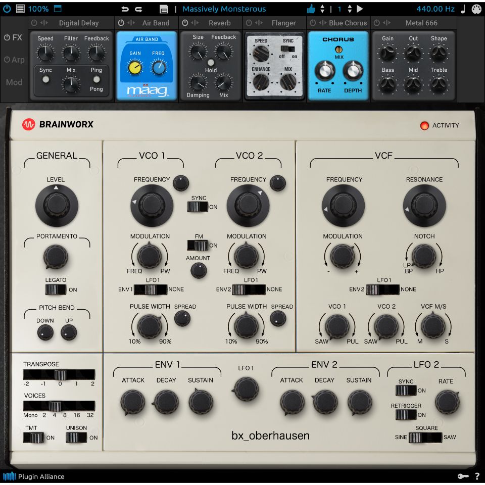 Plugin Alliance/Brainworx bx_oberhausen【～05/31 期間限定特価キャンペーン】【オンライン納品】【在庫あり】
