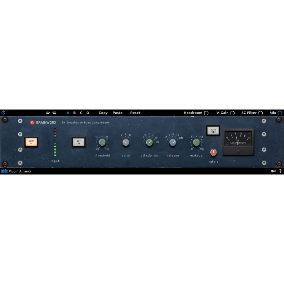 Plugin Alliance/Brainworx bx_townhouse Buss Compressor【～05/31 期間限定特価キャンペーン】【オンライン納品】【在庫あり】