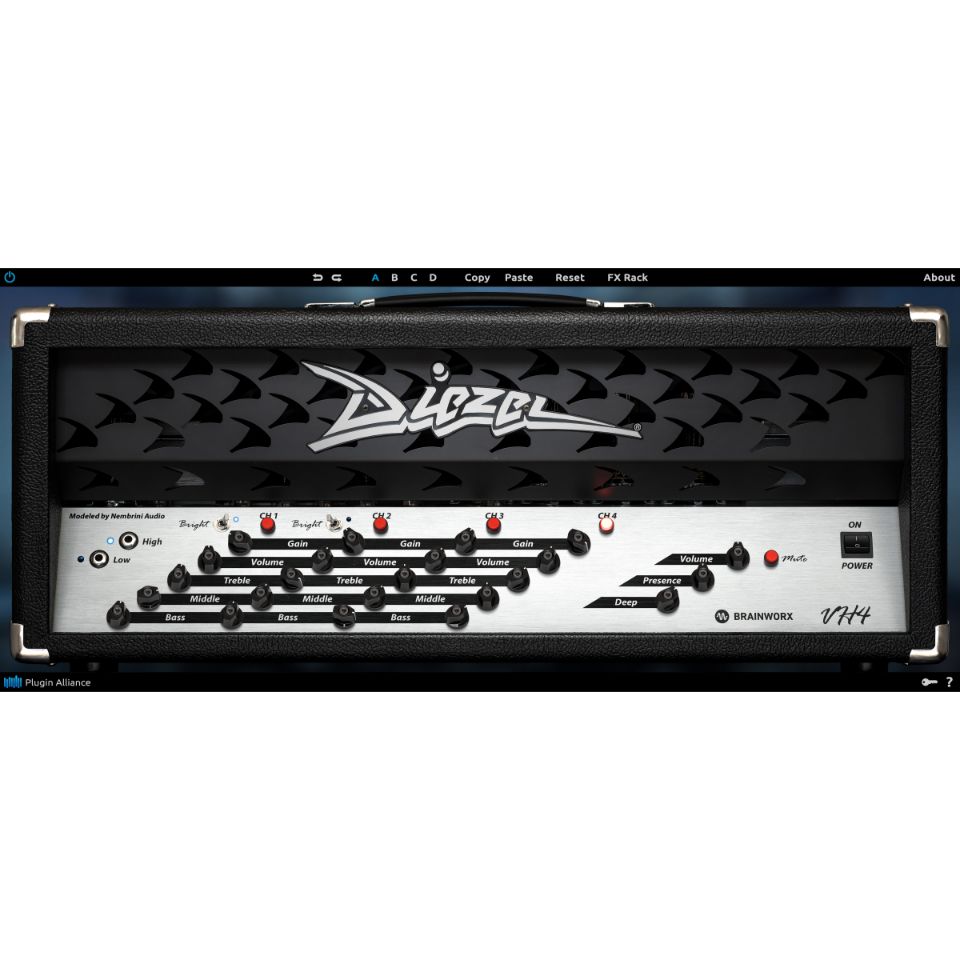 Plugin Alliance/Diezel VH4【～05/31 期間限定特価キャンペーン】【オンライン納品】【在庫あり】