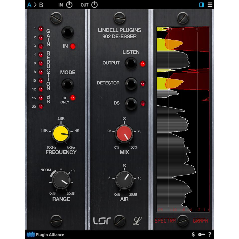 Plugin Alliance/Lindell Audio 902 De-Esser【～05/31 期間限定特価キャンペーン】【オンライン納品】【在庫あり】