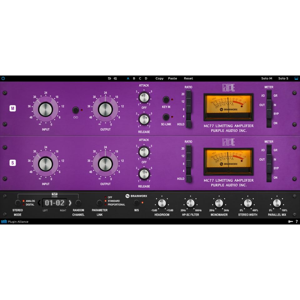 Plugin Alliance/Purple Audio MC77【～05/31 期間限定特価キャンペーン】【オンライン納品】【在庫あり】