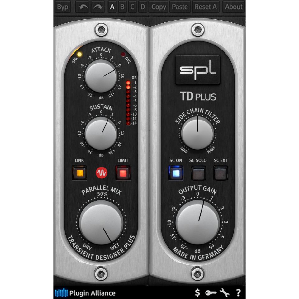 Plugin Alliance/SPL Transient Designer Plus【～05/31 期間限定特価キャンペーン】【オンライン納品】【在庫あり】