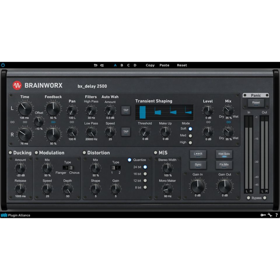 Plugin Alliance/Brainworx bx_delay 2500【～05/31 期間限定特価キャンペーン】【オンライン納品】【在庫あり】