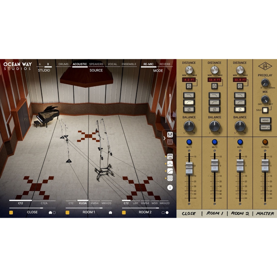 UNIVERSAL AUDIO/Ocean Way Studios Deluxe【オンライン納品】【在庫あり】