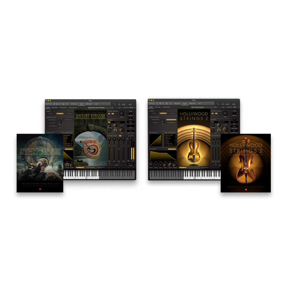 EASTWEST/ANCIENT KINGDOM HOLLYWOOD STRINGS 2 BUNDLE【オンライン納品】