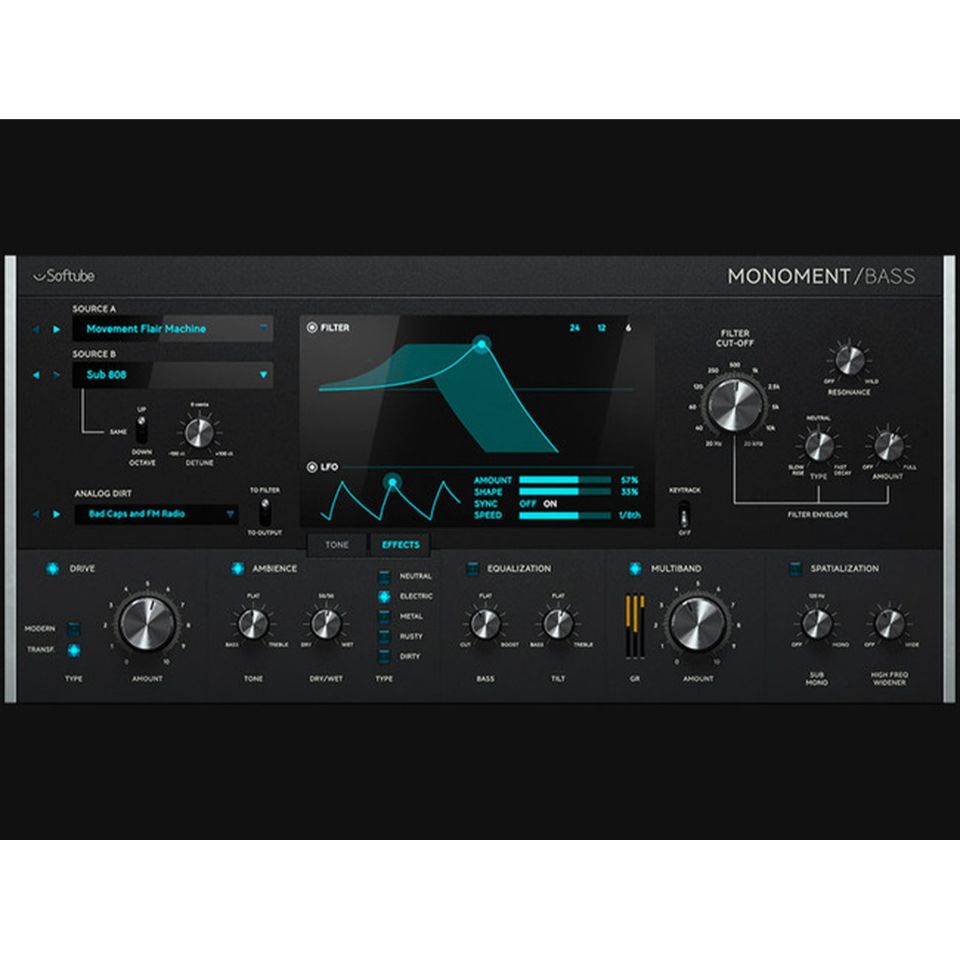 Softube/Monoment Bass【オンライン納品】