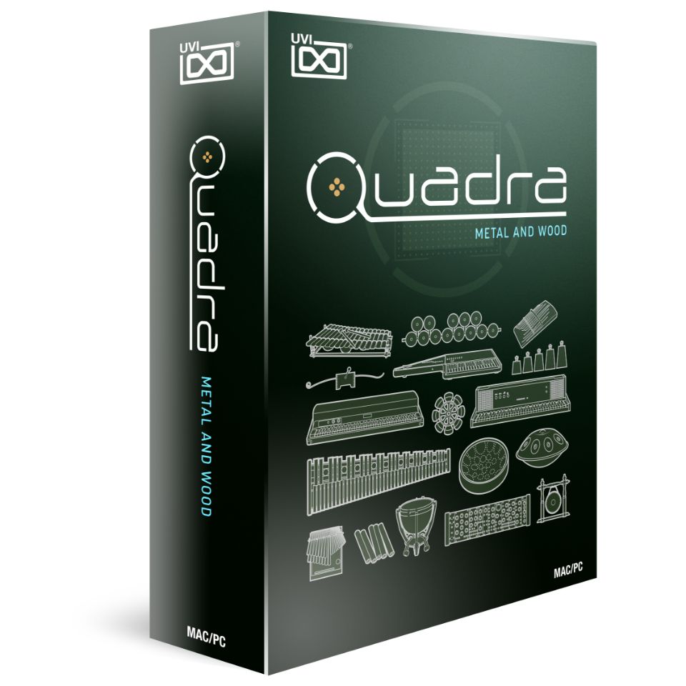 UVI/Quadra:Metal&Wood【～04/02期間限定特価キャンペーン】【オンライン納品】