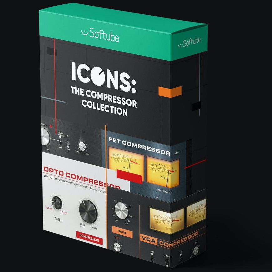 Softube/ICONS : The Compressor Collection【オンライン納品】