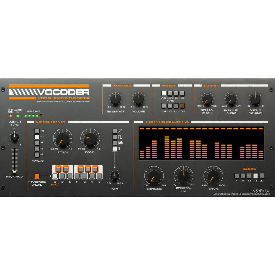 Softube/Vocoder【オンライン納品】