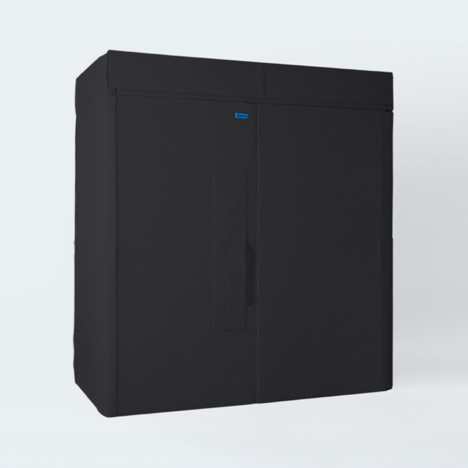 VERY-Q/VQP1870 Boothset【簡易防音室セット】【グレー】