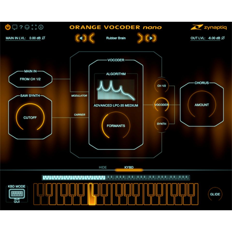 Zynaptiq/ORANGE VOCODER nano【オンライン納品】