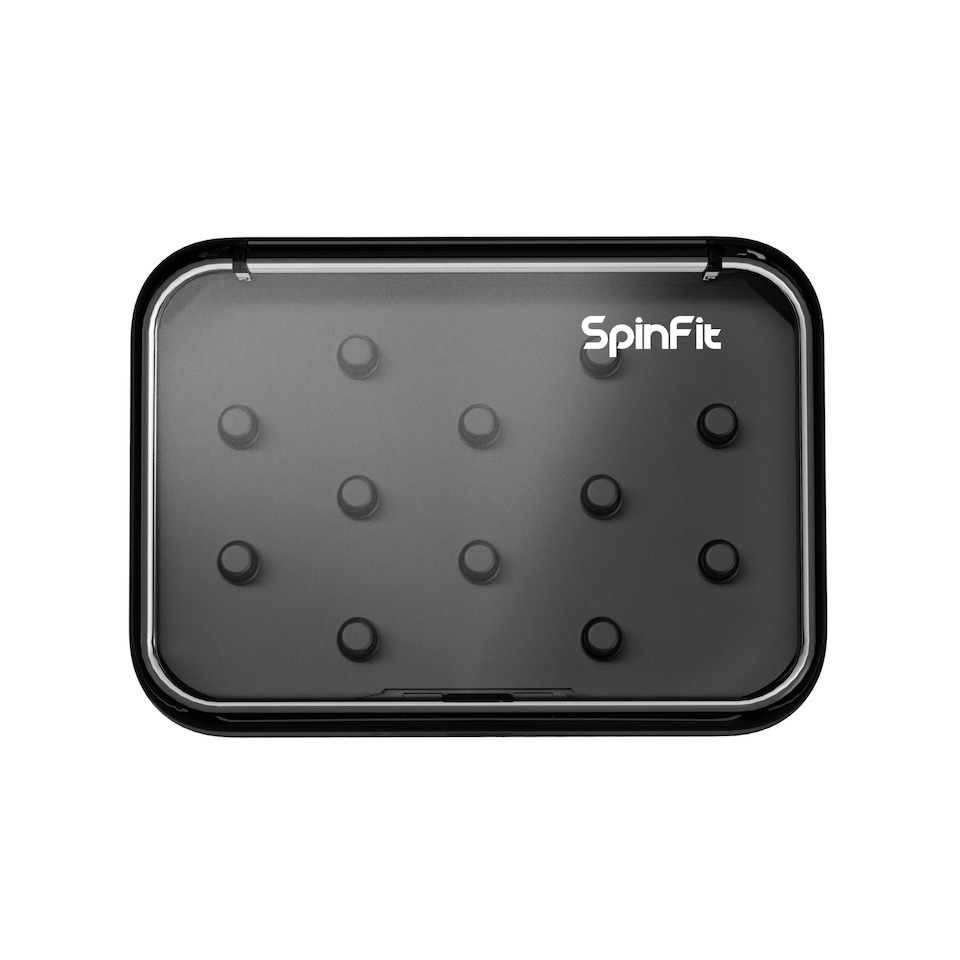 SpinFit/Tip Pod イヤーチップ収納ケース ブラック【ネコポス発送】【在庫あり】