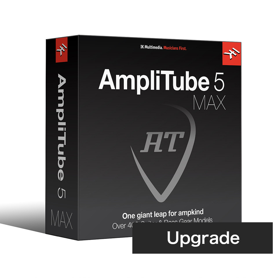 IK Multimedia/AmpliTube 5 MAX v2 Upgrade【ダウンロード版】【オンライン納品】