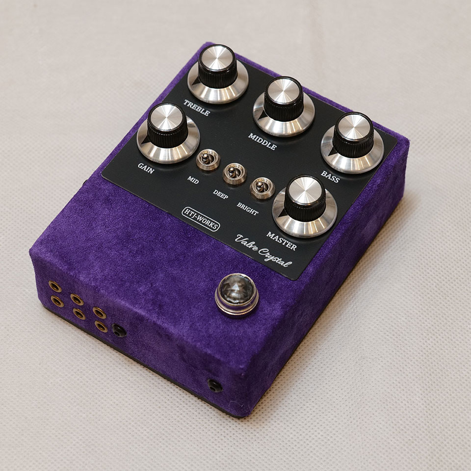 HTJ-WORKS/Valve Crystal 12AX7 Tube Preamp Black Top Purple Suede【在庫あり】