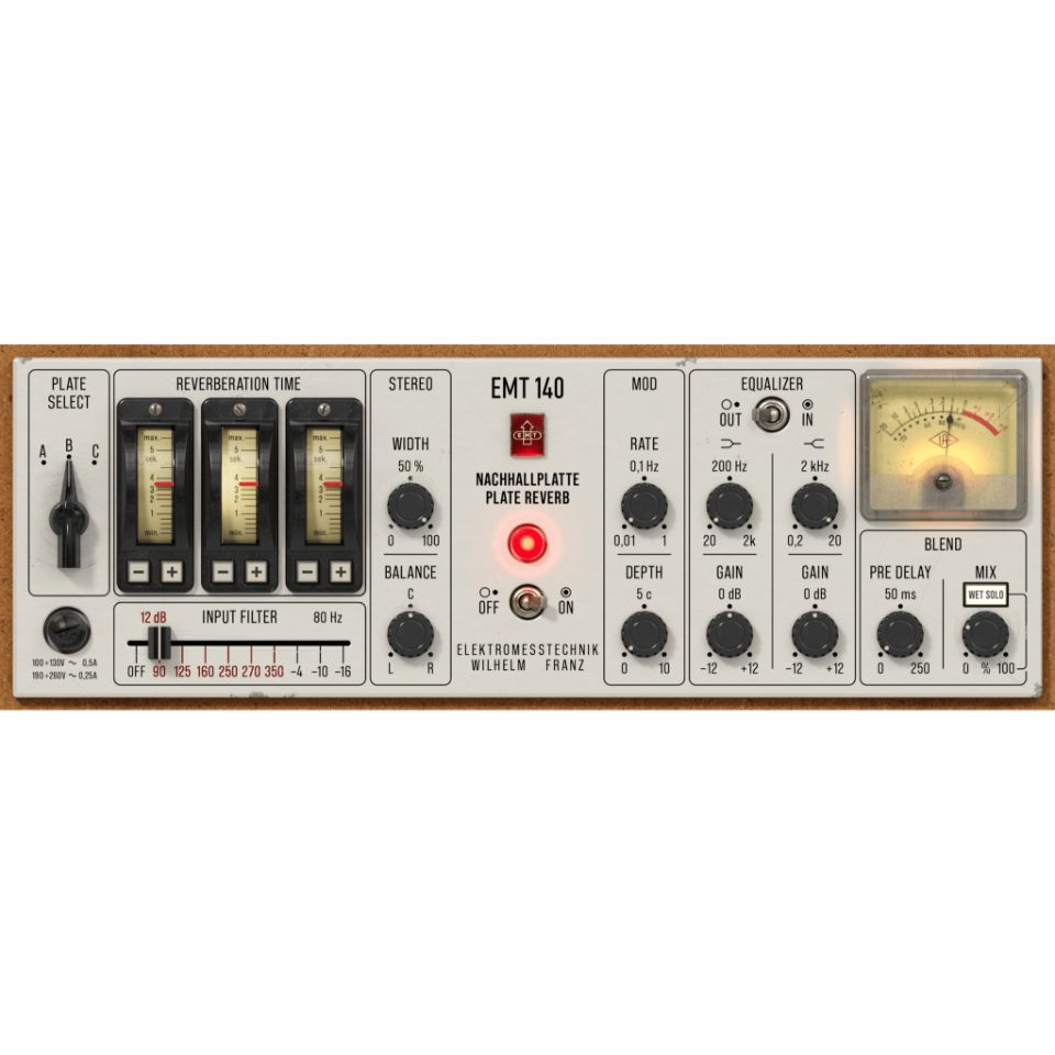 UNIVERSAL AUDIO/EMT 140 Classic Plate Reverberator【～08/31 期間限定特価キャンペーン】【オンライン納品】【在庫あり】