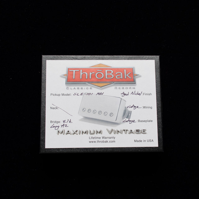 ThroBak/SLE-101 MXV BRIDGE AGED NICKEL【パフクローン】【お