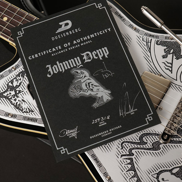 Duesenberg/DJD-BK ALLIANCE JOHNNY DEPP【ジョニーデップ】#318【在庫
