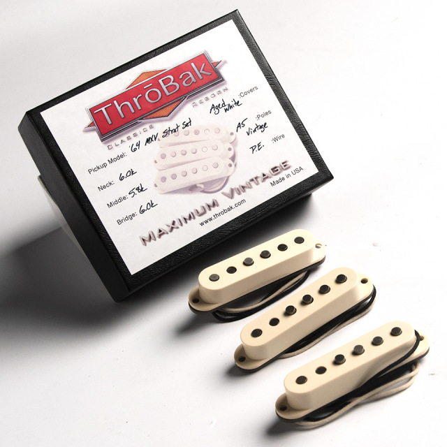 ThroBak/'64 MXV Stratocaster Pickups【お取り寄せ商品】