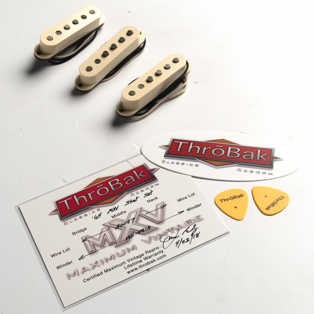 ThroBak/'64 MXV Stratocaster Pickups【お取り寄せ商品】