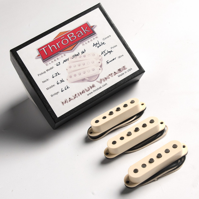 ThroBak/'63 MXV Stratocaster Pickups【お取り寄せ商品】