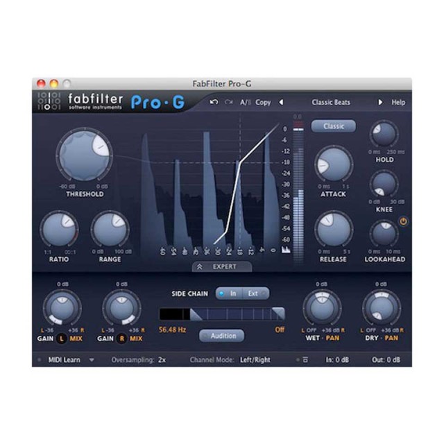 FabFilter/FabFilter Pro-G【オンライン納品】