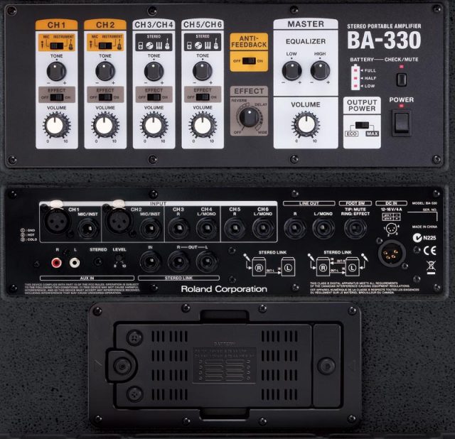Roland/BA-330 - Stereo Portable Amplifier【お取り寄せ商品】
