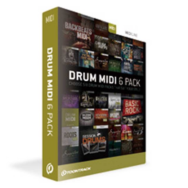 TOONTRACK/DRUM MIDI 6PACK【オンライン納品】【在庫あり】